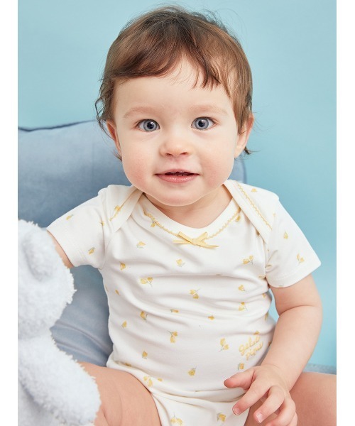 ジェラピケ ベビー服 gelato pique（ジェラートピケ） ベビー服 ロンパース 「BABY」半袖