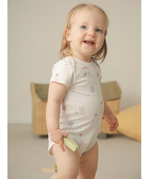gelato pique（ジェラートピケ） ベビー服 ロンパース 「BABY」半袖
