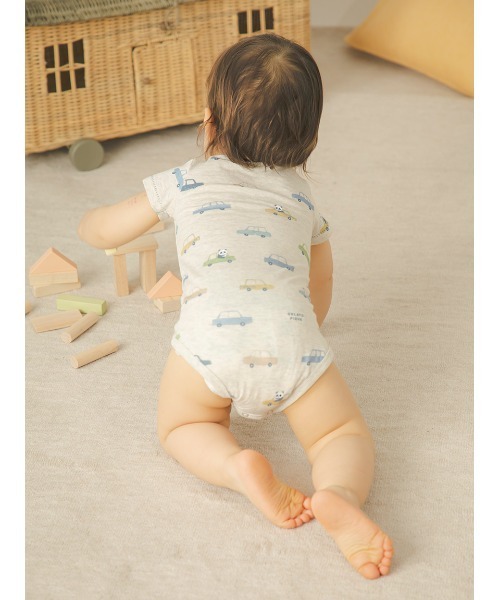 gelato pique（ジェラートピケ） ベビー服 ロンパース 「BABY」半袖