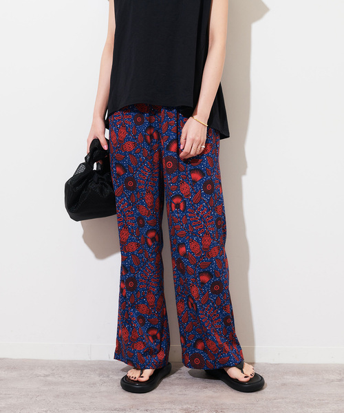 JOURNAL STANDARD reluneアフリカンフラワーパンツ JOURNAL STANDARD relume パンツ 「WEB限定再入荷！」「洗濯機