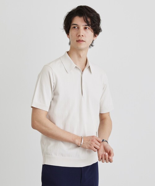 TAKEO KIKUCHI ポロシャツ テーラードニット メンズ : ZOZOTOWN