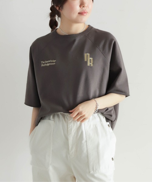 NOMBRE IMPAIR（ノンブルアンペール） tシャツ ミニ裏毛 NR刺繍5分袖P