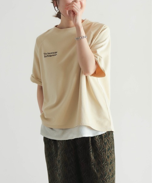 NOMBRE IMPAIR（ノンブルアンペール） tシャツ ミニ裏毛 NR刺繍5分袖P