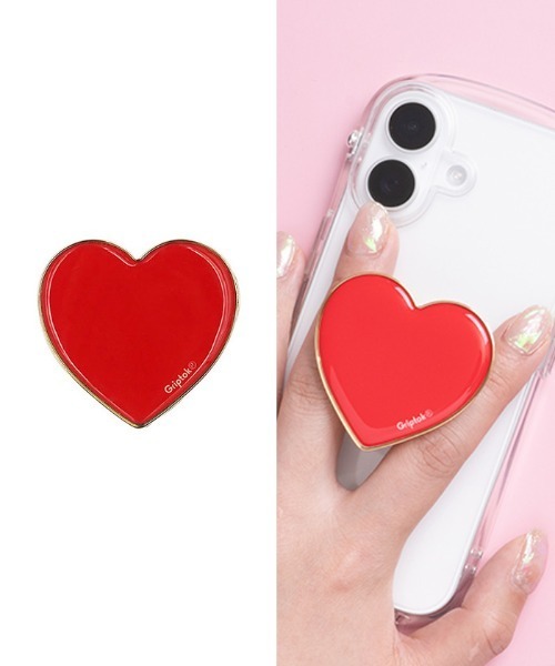 Hamee（ハミィ） Griptok グリップトック スマホグリップ ハート
