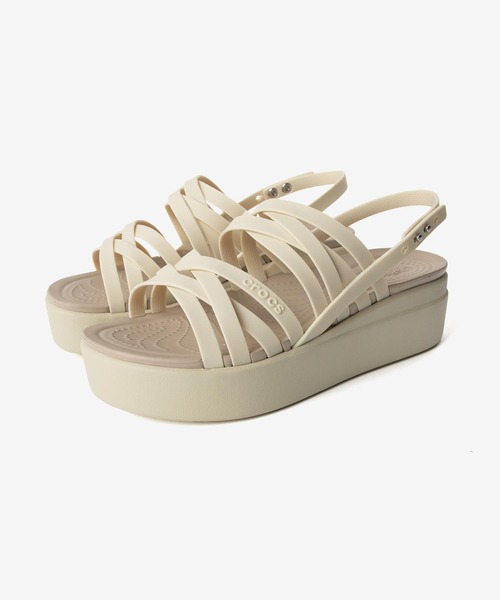crocs サンダル CROCS BROOKLYN STRAPPY LOW WEDGE クロックス