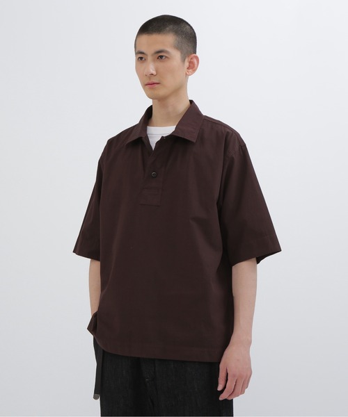 COMPACT COTTON POPLINシャツ【MHL.】 MHL. シャツ COMPACT COTTON POPLIN メンズ : ZOZOTOWN Yahoo!店