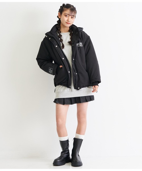 「ANAP GiRL」 「KIDS」ブルゾン M アイボリー キッズ_画像6