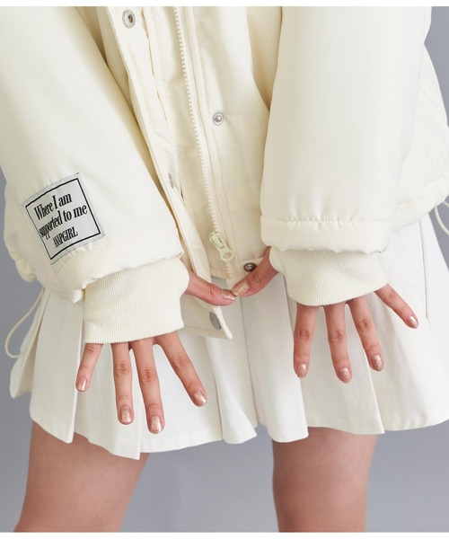 「ANAP GiRL」 「KIDS」ブルゾン M アイボリー キッズ_画像9