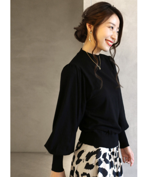 「Ehre style」 「Deux Amour」長袖ニット FREE グレー レディース_画像3