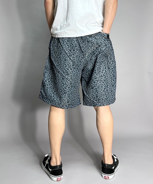 M97 Mサイズ　ハーフパンツ　ヒョウ柄　ナイロンパンツ M97 Mサイズ ハーフパンツ ヒョウ柄 ナイロンパンツ - メルカリ
