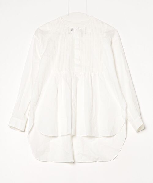 DRAWER 「Drawer」 長袖ブラウス 36 ホワイト レディース : ZOZOTOWN  