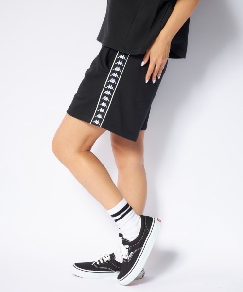 Kappa パンツ スウェットショートパンツ レディース : ZOZOTOWN