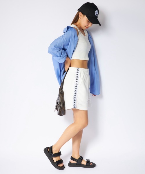 Kappa パンツ スウェットショートパンツ レディース : ZOZOTOWN
