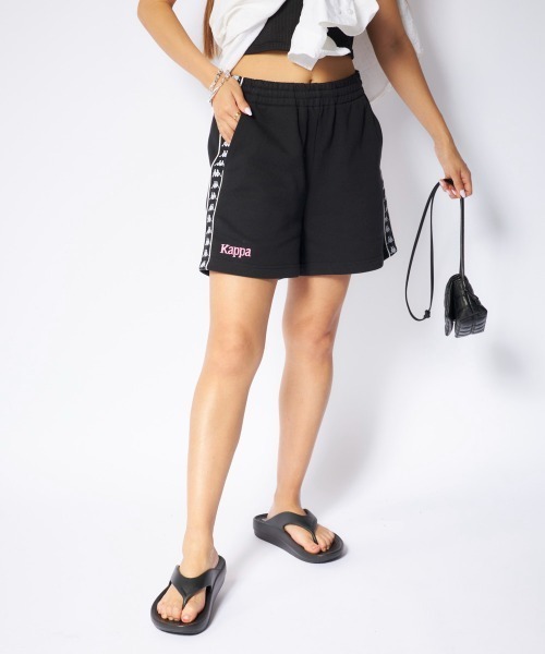 Kappa パンツ スウェットショートパンツ レディース : ZOZOTOWN