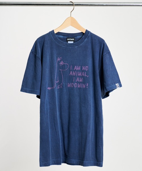 ムーミン キャラクター Tシャツ ピグメント染めT-SHIRTS リトルミイ NV Lサイズ 北欧 グッズ ムーミン グッズ Tシャツ 北欧 キャラクター ピグメント染めT