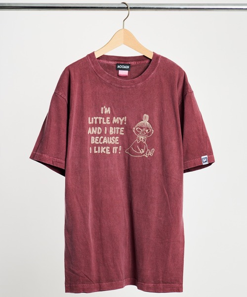 ムーミン グッズ Tシャツ 北欧 キャラクター ピグメント染めT-SHIRTS リトルミイ BG Lサイズ ムーミン グッズ Tシャツ キャラクター ピグメント染めT-SHIRTS