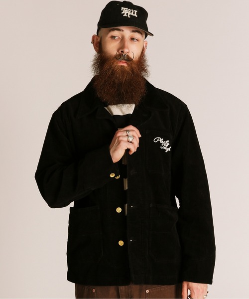 古着　アメカジSchott コーデュロイジャケット　黒　L　ワークジャケット 古着 アメカジSchott コーデュロイジャケット 黒 L ワークジャケット