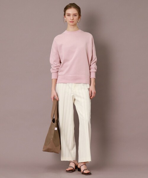 美品＊ドレステリアDRESSTERIORウール100%クルーニット　ピンク DRESSTERIOR（ドレステリア） スウェットカットソー 38 ベビーピンク