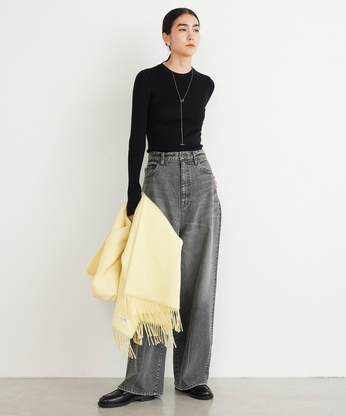 「Whim Gazette」 マフラー FREE ブルー レディース_画像8