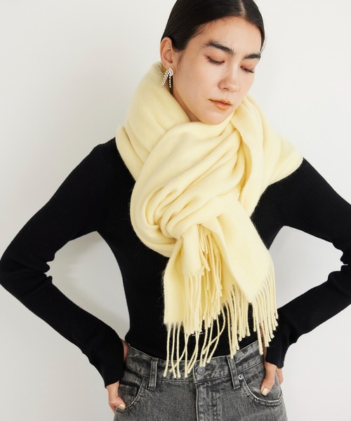 「Whim Gazette」 マフラー FREE ブルー レディース_画像9