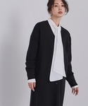 ワンピース Vネックロングニットカーディガン/...の詳細画像1