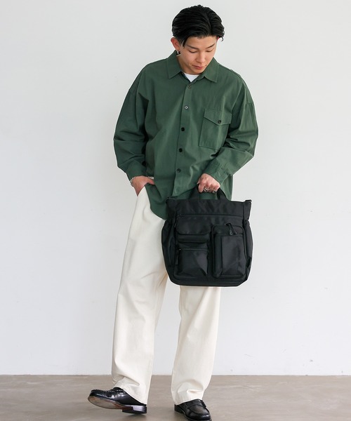 VitaFelice ショルダーバッグ 2wayスクエアユーティリティバッグ