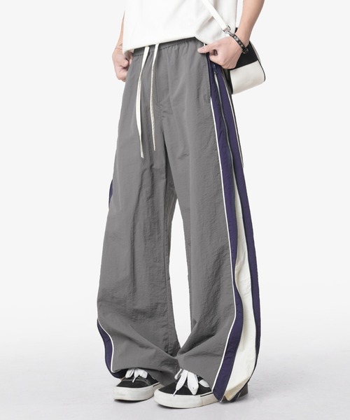 サイドジップ トラックパンツ バスケットスゥインガー ROOP TOKYO パンツ Side Line Zip Track Pants / サイドラインジップ