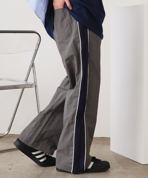 ROOP TOKYO パンツ Side Line Zip Track Pants / サイドラインジップ ROOP TOKYO パンツ Side Line Zip Track Pants / サイドラインジップ