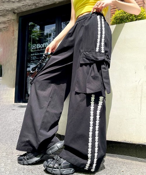 lure you in スリットリボンカーゴパンツ lure you in スリットリボンカーゴパンツ スリットリボンカーゴパンツ