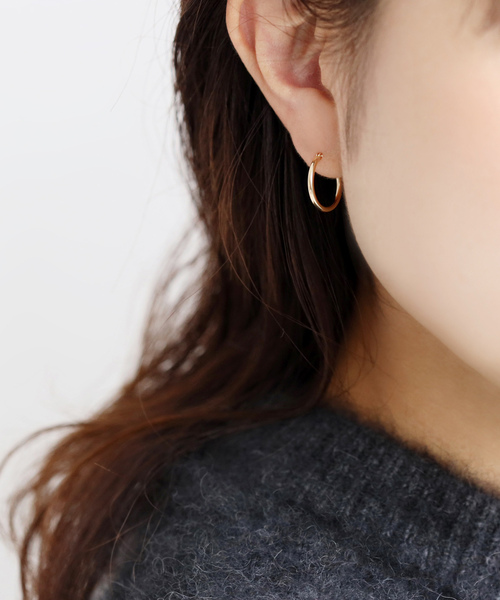 Lilas ピアス 1.5パイプ1.5cmルーフピアス K10（両耳） レディース