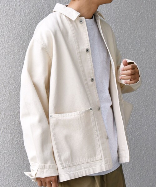 SHIPS any デニムジャケット gジャン any: Cone Denim キャンバス