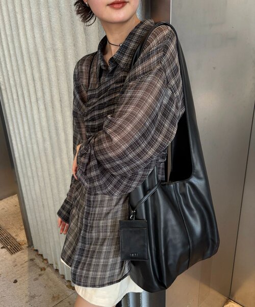 mystic loti トートバッグ mystic トートバッグ loti ポーチ付きハンドルトート レディース