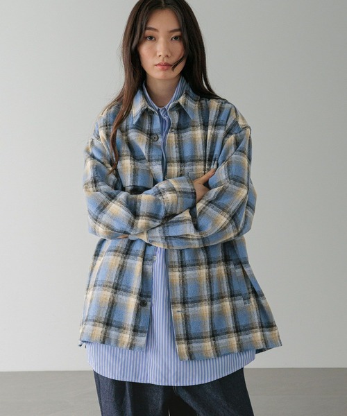 LOWRYS FARM（ローリーズファーム） シャツ 「LFM(U)」シャギー