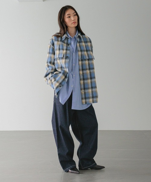 LOWRYS FARM（ローリーズファーム） シャツ 「LFM(U)」シャギー
