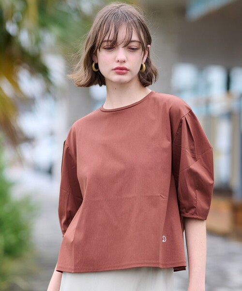 「DRESSTERIOR」 7分袖カットソー 38 ブラック レディース