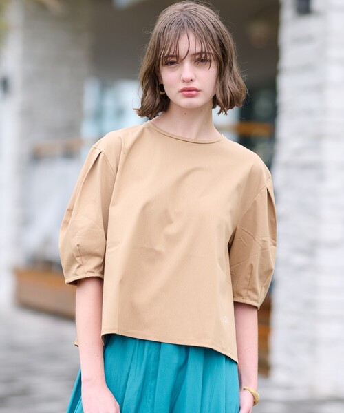「DRESSTERIOR」 7分袖カットソー 38 ブラック レディース