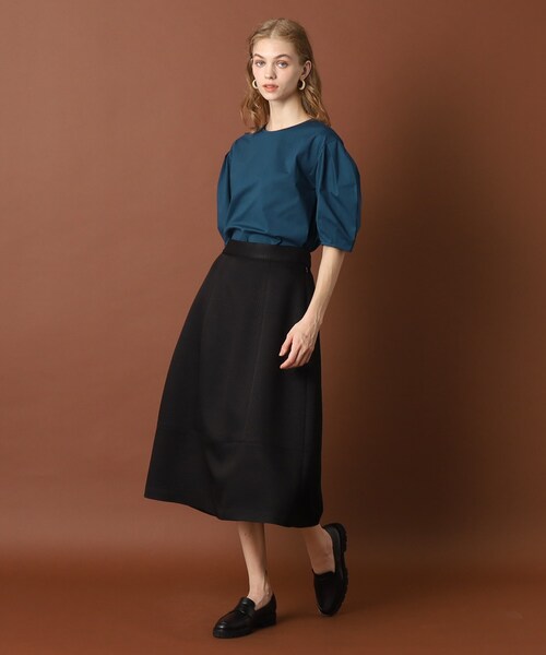 「DRESSTERIOR」 7分袖カットソー 38 ブラック レディース
