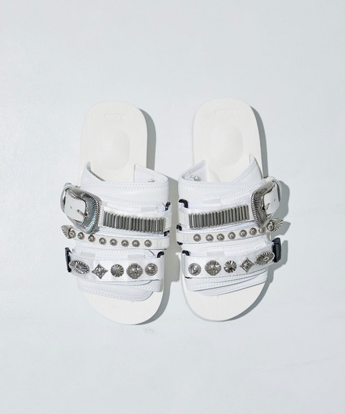 TOGA PULLA ホワイト スポーツサンダル トーガ プルラ TOGA PULLA TOGA PULLA サンダル METAL SNEAKER