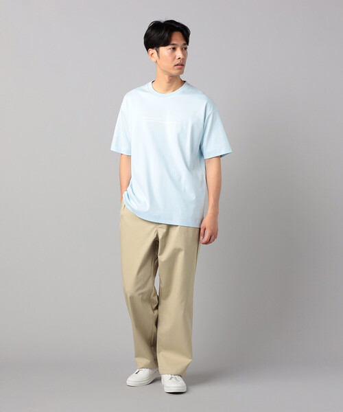 COMME CA MEN（コムサメン） tシャツ シルキースムース ロゴTシャツ