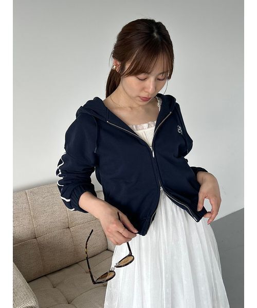 SNIDEL パーカー 「WEB限定カラーあり」UVカットフーディ