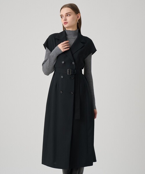 ANAYI（アナイ） ワンピース スラブオックスフレンチスリーブ