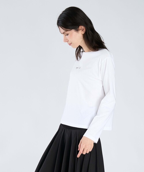 ここ　agnes.b アニエスべーロングTシャツ コットン ロングスリーブ Tシャツ | TO B. BY AGNES B./トゥービー