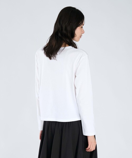 agnes b.（アニエスベー） tシャツ ロゴ コットン 長袖 Tシャツ ”Lil