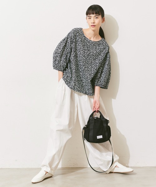 「Libra Cue」 7分袖ブラウス FREE ブラック レディース_画像3