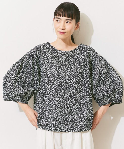 「Libra Cue」 7分袖ブラウス FREE ブラック レディース_画像5