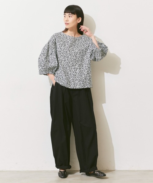 「Libra Cue」 7分袖ブラウス FREE ブラック レディース_画像6