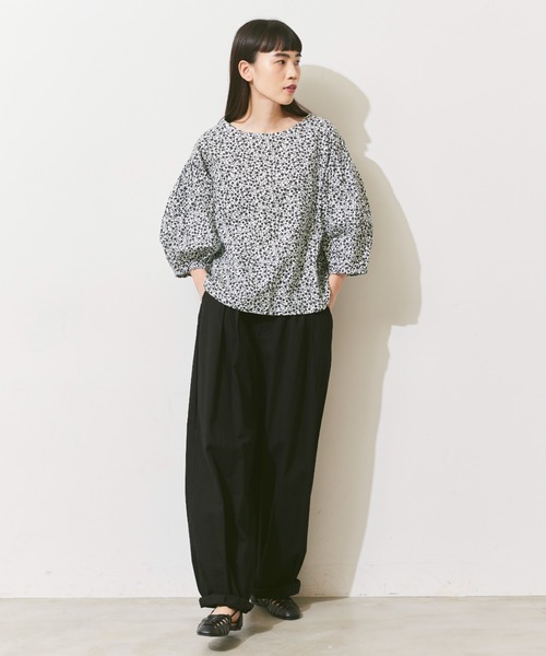 「Libra Cue」 7分袖ブラウス FREE ブラック レディース_画像7