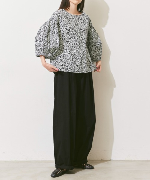 「Libra Cue」 7分袖ブラウス FREE ブラック レディース_画像8