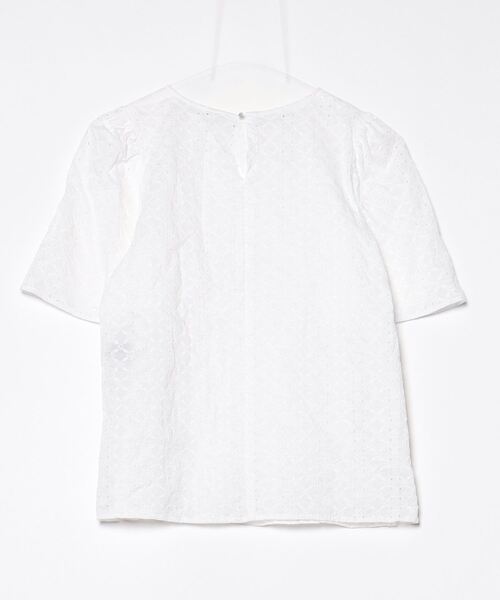 「COUP DE CHANCE」 半袖ブラウス 34 ホワイト レディースの画像2