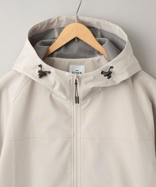ブルゾン アウター 「好評につき新色登場」ウィンドブロックシェルターフードブルゾン「撥水、透湿、防風」 メンズ | coen | 18